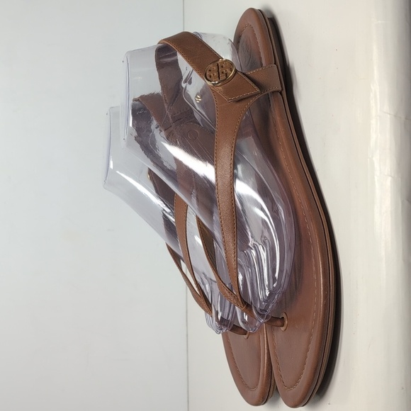 Tory Burch Minnie travel flat thong/ slingback sandals womans size 10.5 - Picture 2 of 15